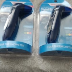 2 digital ear thermometer